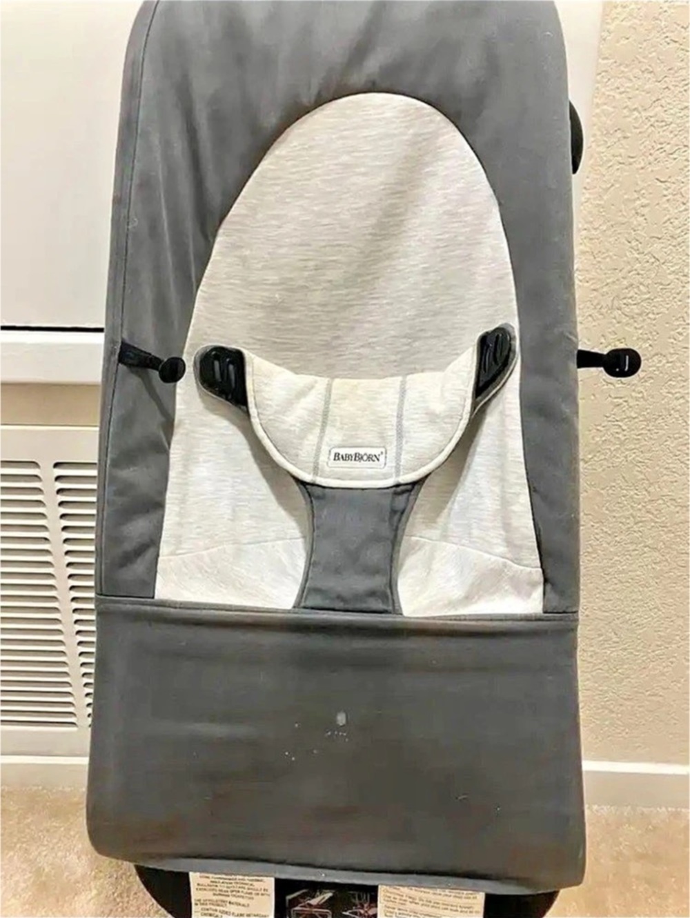 BabyBjorn Bouncer Balance Soft / Bouncer Bliss in Gray & Black